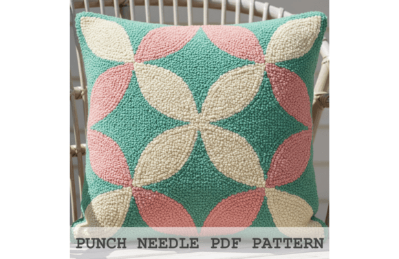 Retro Petal Flower Star Pattern