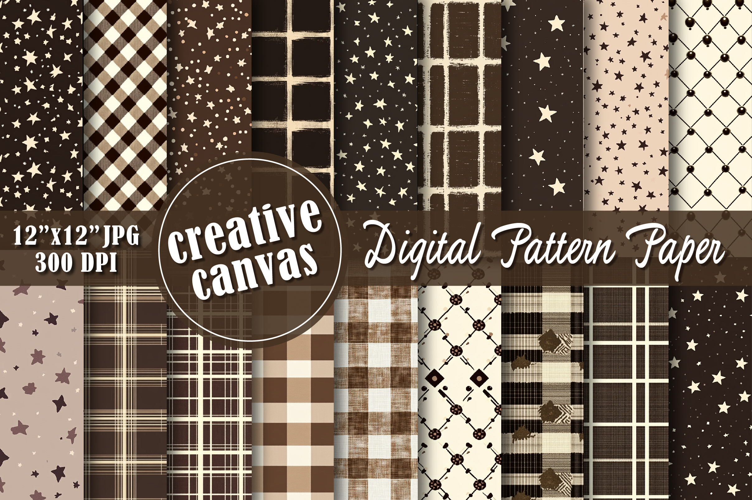 Rustic Plaid & Gingham Patterns