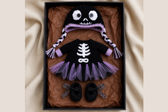 Skeleton Ballerina Doll Clothes Pattern