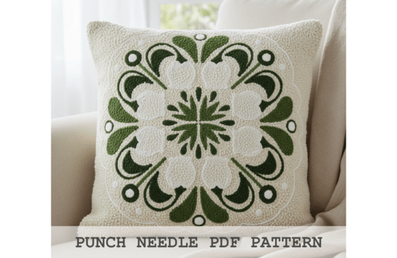Snowdrop Medallion Cushion Pattern