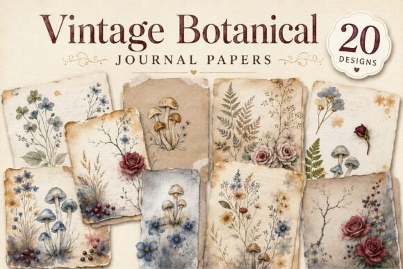 Vintage Botanical Junk Journal