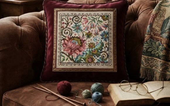 Vintage Floral Tapestry Cross Stitch PDF