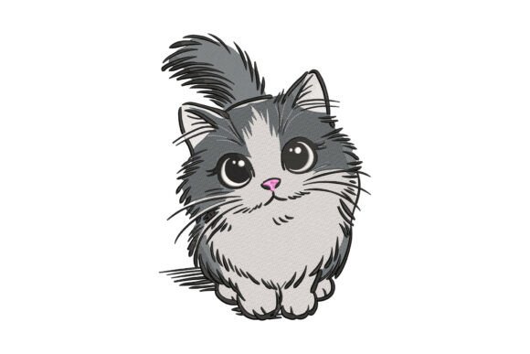 Adorable Sweet Fluffy Cat