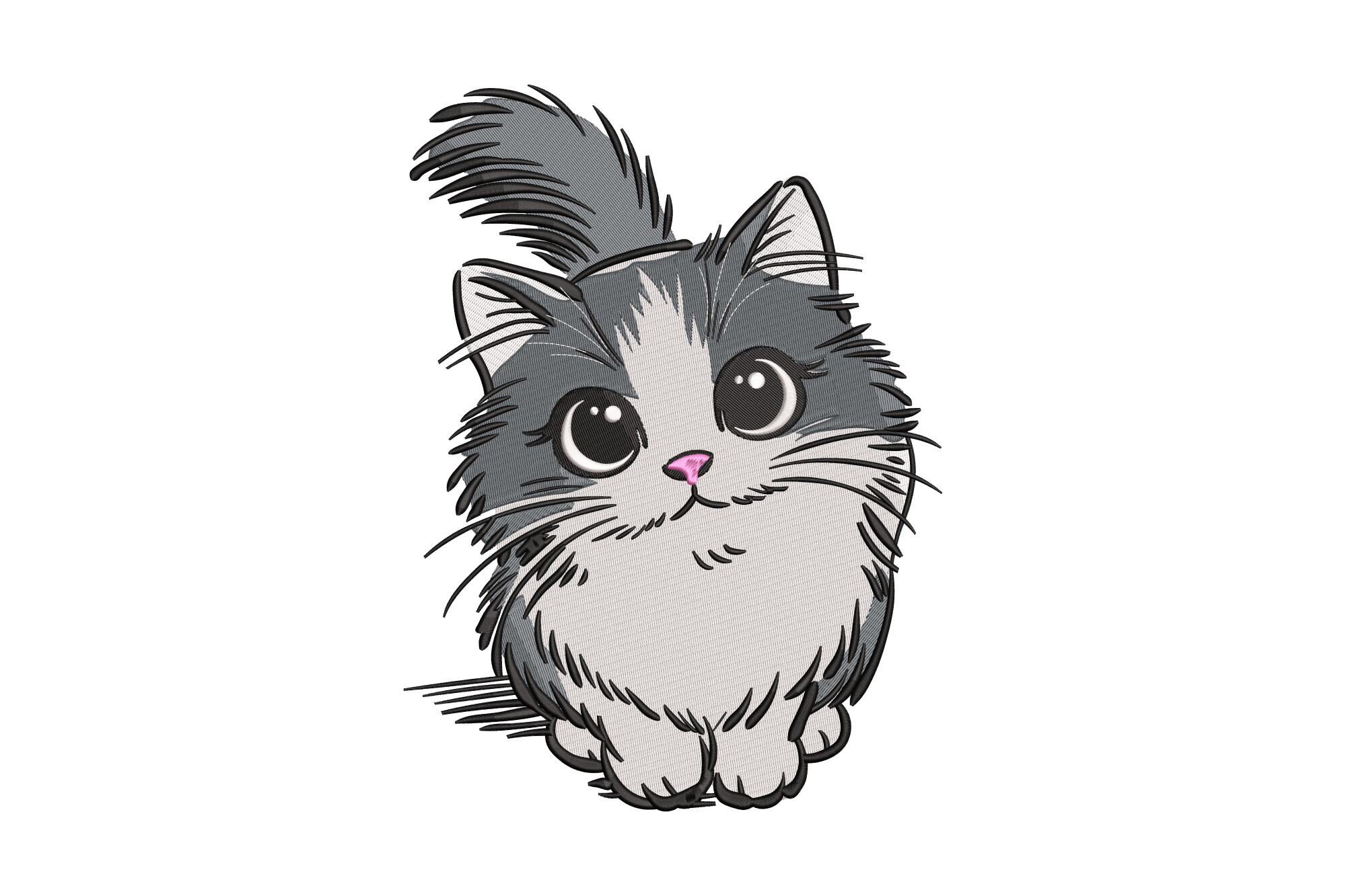 Adorable Sweet Fluffy Cat