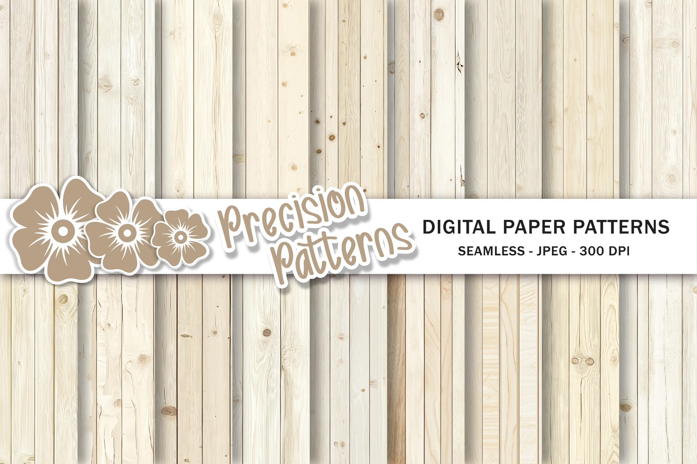 Birch Wood Grain Texture Pattern