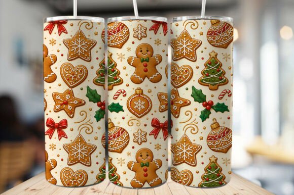 Christmas Tumbler Wrap Pattern Design