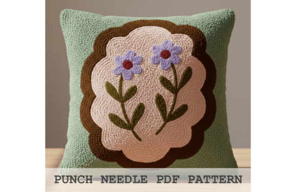 Daisy Medallion Punch Needle Pattern