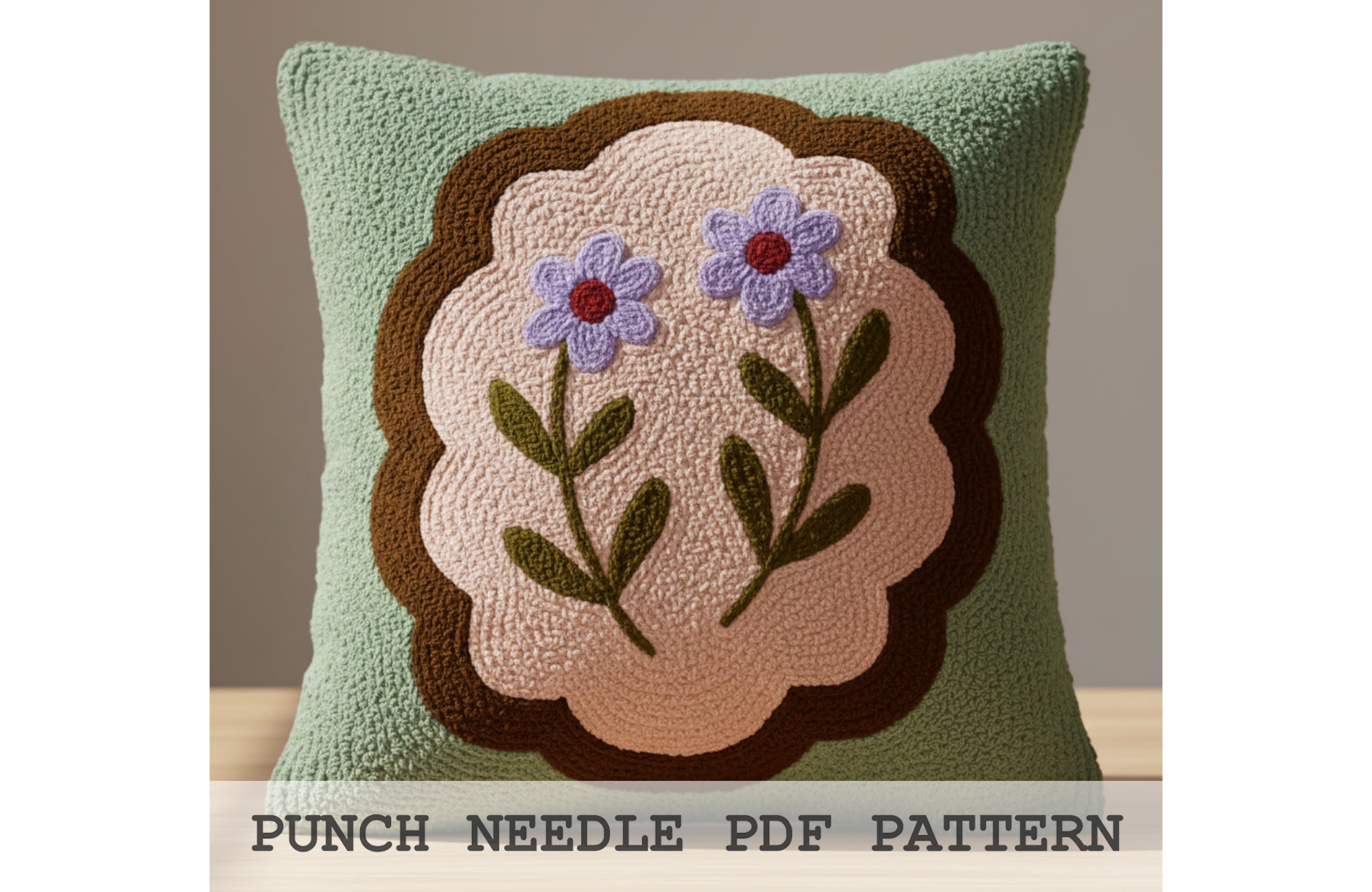 Daisy Medallion Punch Needle Pattern