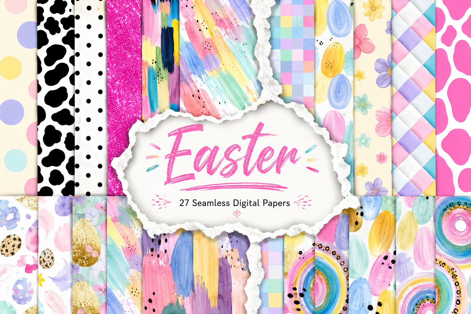 Easter Seamless Pattern