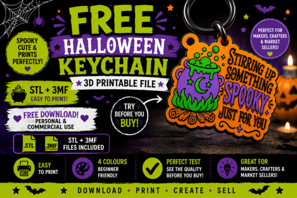 10 Christmas Charms 3D Print Files – 3MF Multicolour FDM Designs for Keychains & Earrings - Image 13