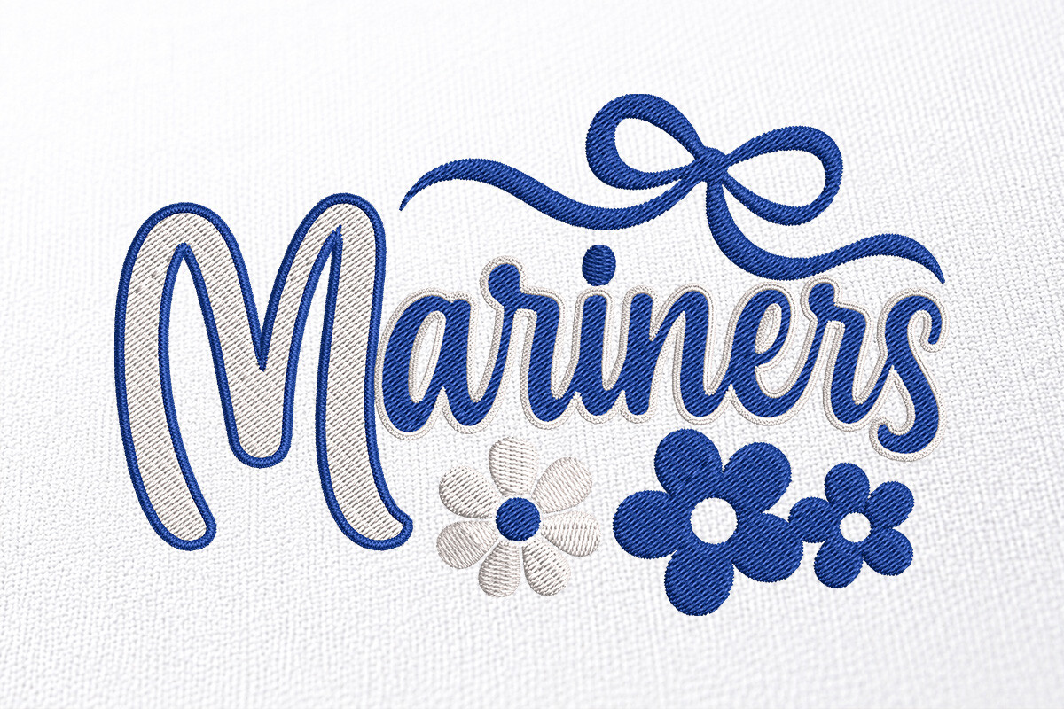 Mariners Mascot Machine Embroidery