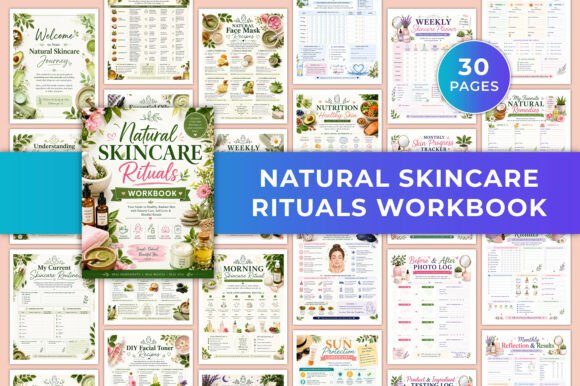 Natural Skincare Rituals Workbook KDP