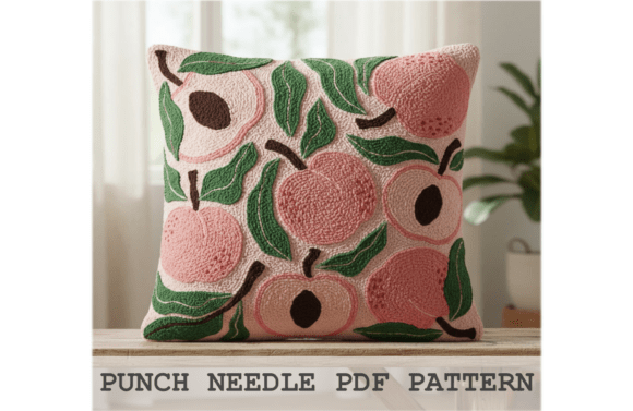Peach Fruit Punch Needle Pattern