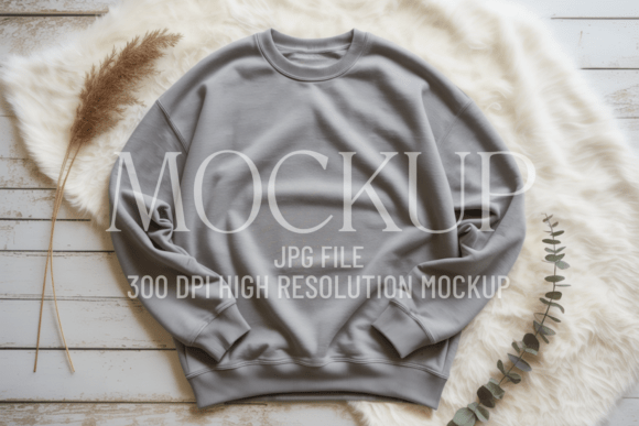 Sweatshirt Flat Lay Mockup