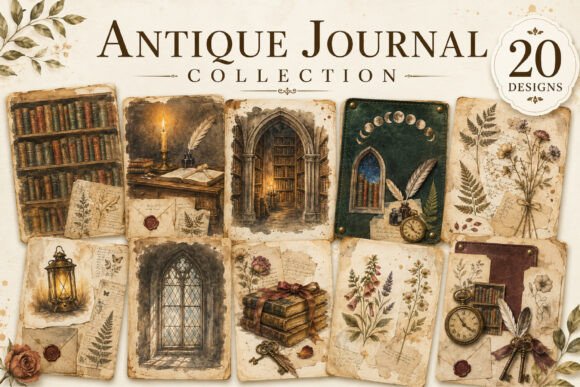 Antique Junk Journal Collection