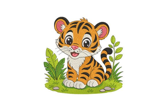 Cute Baby Tiger
