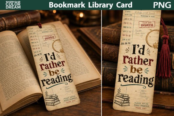 Funny Reading Bookmark