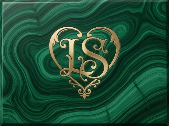 LS Love Couple Monogram SVG