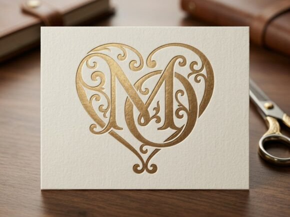 MO Lovers Initials Monogram SVG