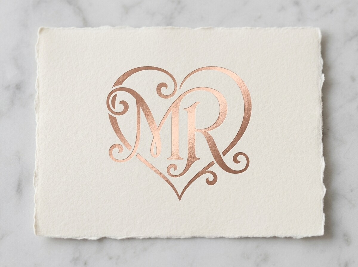 MR Love Wedding Monogram SVG