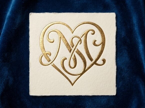 MS Wedding Initials Monogram SVG