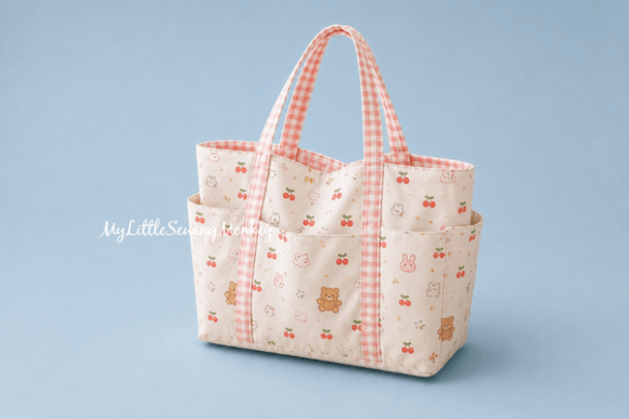 Multi-Pocket Tote Bag Pattern PDF - free crochet bag pattern