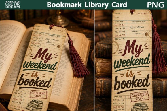 My Weekend is Booked Bookmark