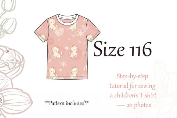 PDF Sewing Pattern T-shirt 116