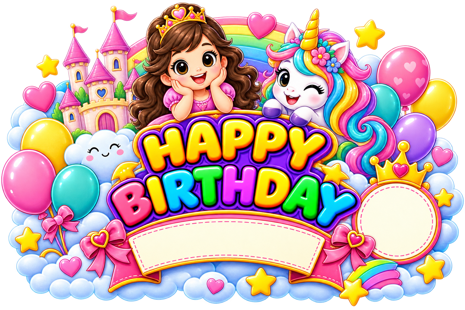 Princess Birthday Dream PNG