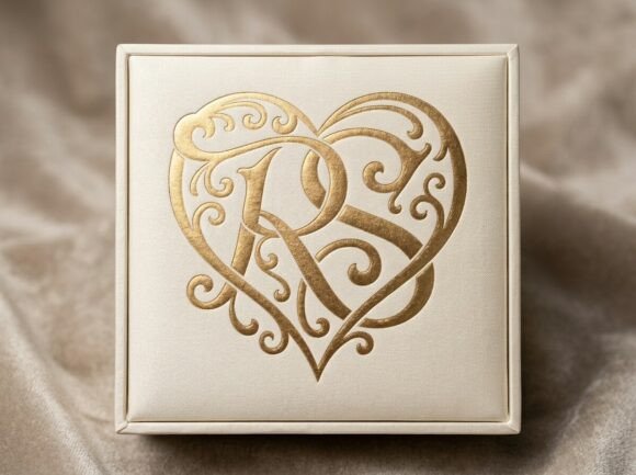 RS Romantic Lovers Monogram SVG