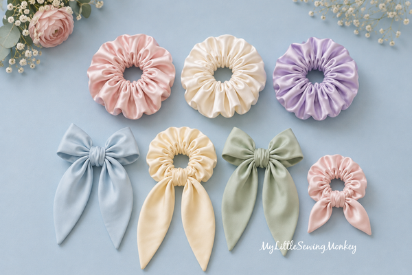 Scrunchie Sewing Pattern Hair Tie Sewing
