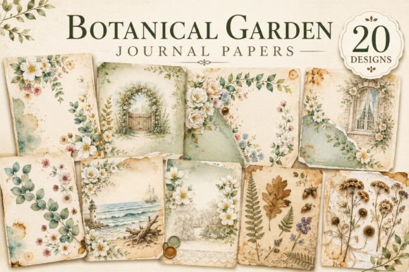 Vintage Botanical Junk Journal