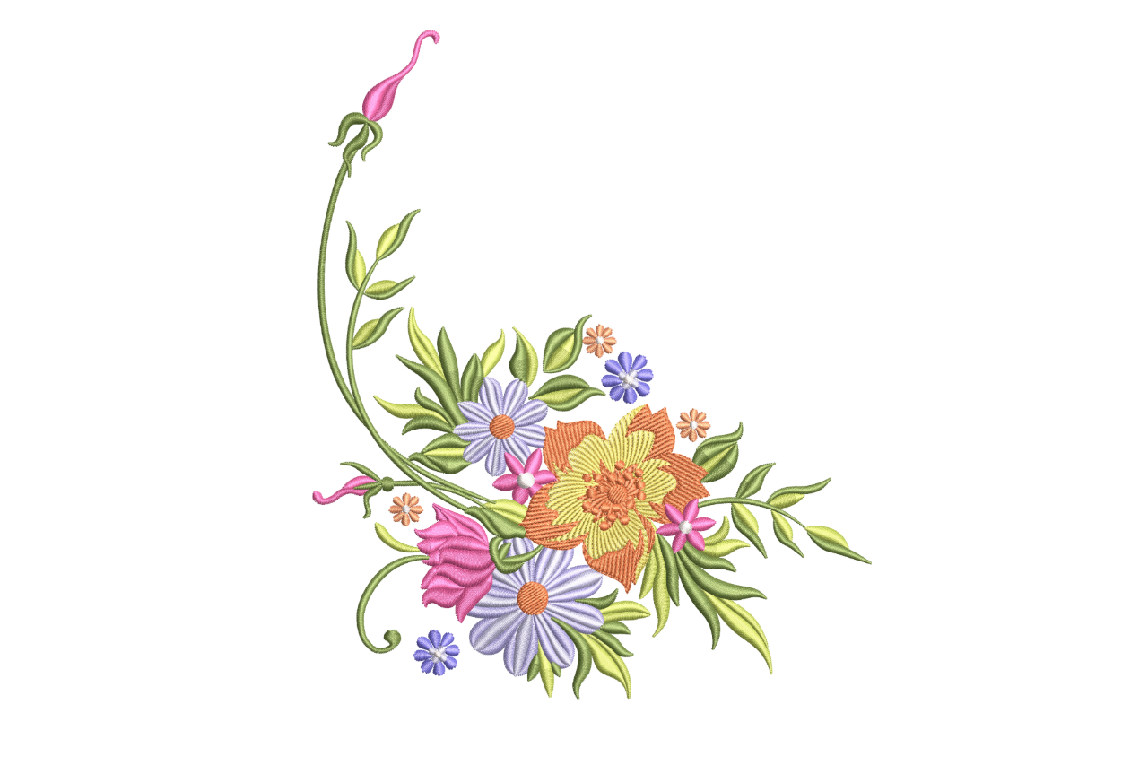 Wildflower Corner Floral Spray Botanical
