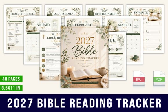 📖 2027 Bible Reading Tracker