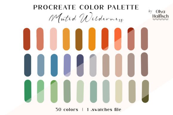 Bright Retro Procreate Color Palette