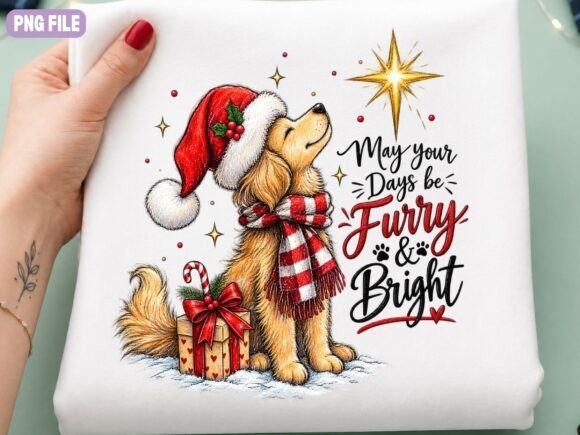 Christmas Dog PNG, Cute Holiday Puppy Sa