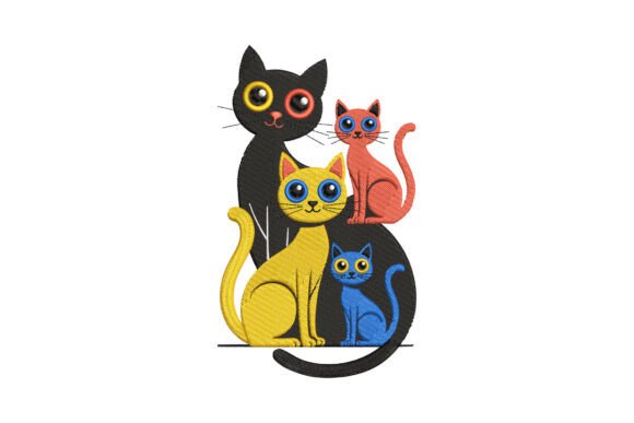 Colorful Cats