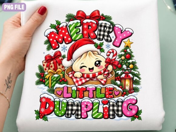 Cute Holiday Dumpling PNG, Kawaii Png