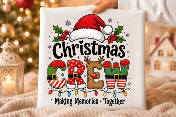 Family Christmas Crew PNG