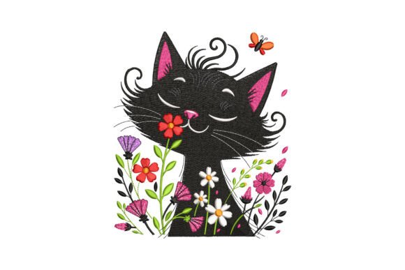 Floral Cat