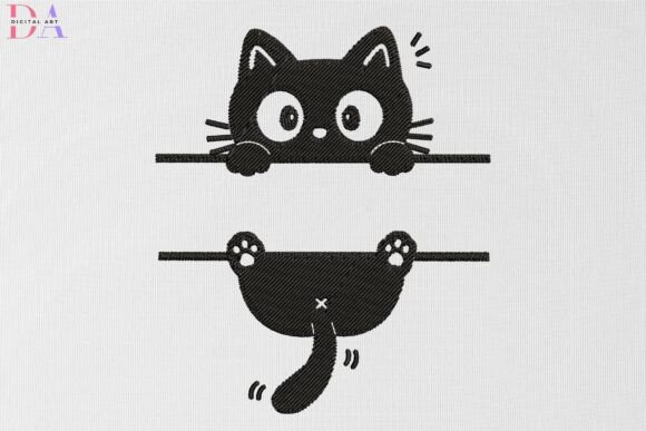 Funny Hanging Cat