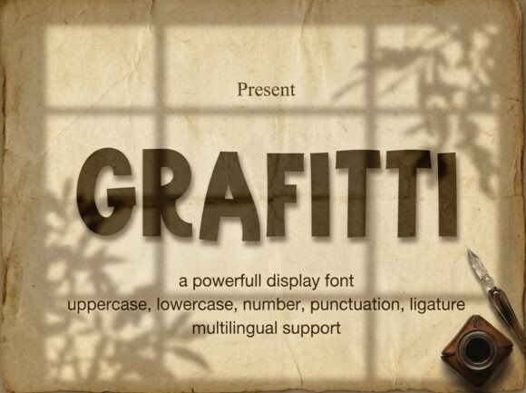 Grafitti Display Font By ludwigaxelsiha