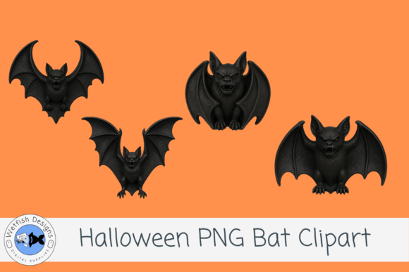 Halloween Bats Spooky PNG Clipart 1