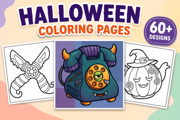 Halloween Coloring Pages #1
