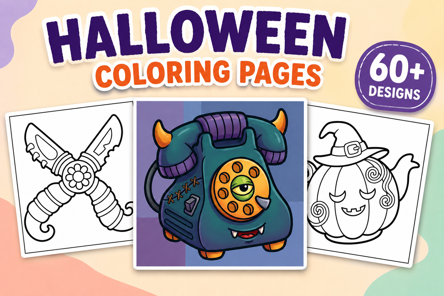 Halloween Coloring Pages #1