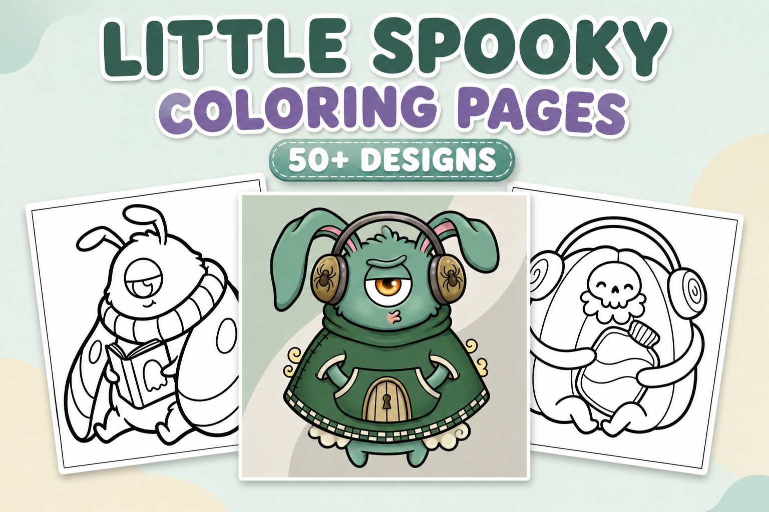Little Spooky Coloring Pages