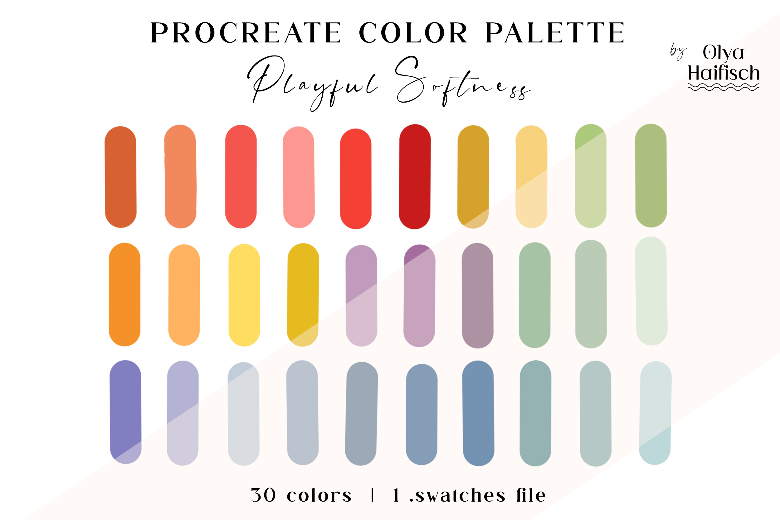 Playful Cute Procreate Color Palette