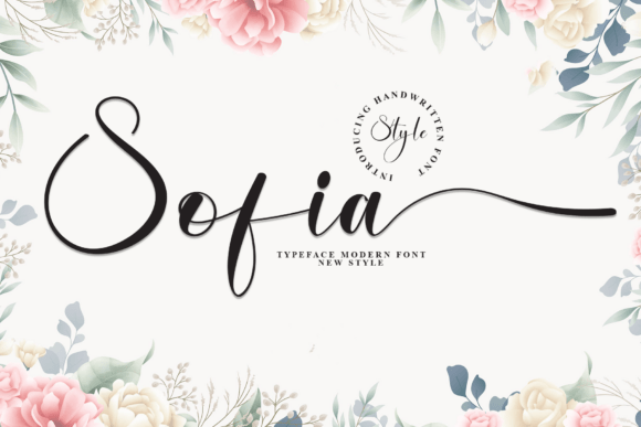 Sofia Script & Handwritten Font By Creativewhitee