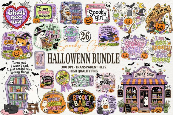 Spooky Girl Halloween Quote