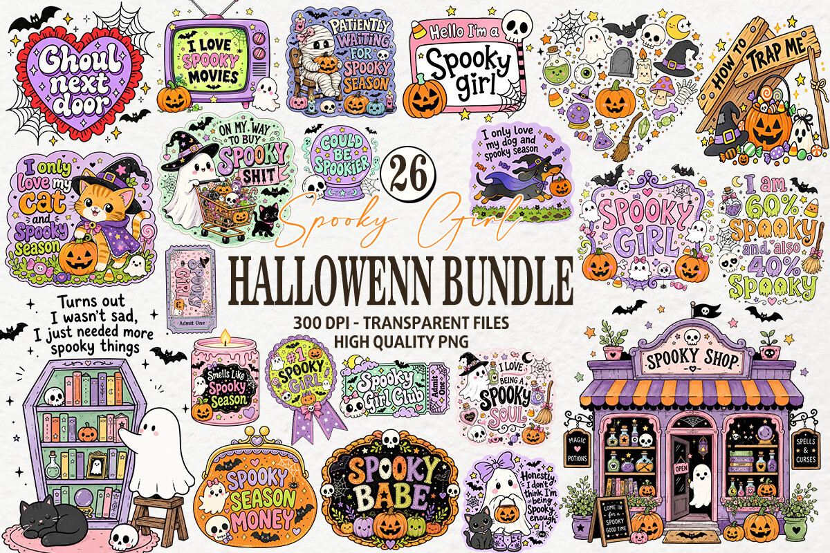 Spooky Girl Halloween Quote